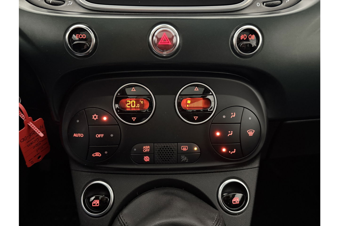 Fiat 500 0.9 TwinAir Turbo Rockstar LED Pano View Clima Cruise Navi PDC 15"LMV