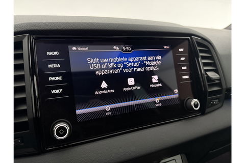Škoda Karoq 1.5 TSI 150PK DSG Pano LED Sfeer Trekhaak Virtual Canton-Audio Camera Carplay Cruise Clima Navi 19"LMV