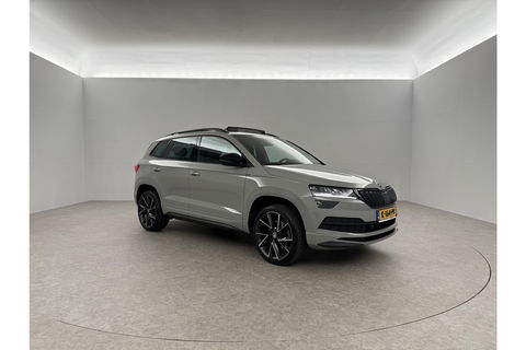 Škoda Karoq 1.5 TSI 150PK DSG Pano LED Sfeer Trekhaak Virtual Canton-Audio Camera Carplay Cruise Clima Navi 19"LMV