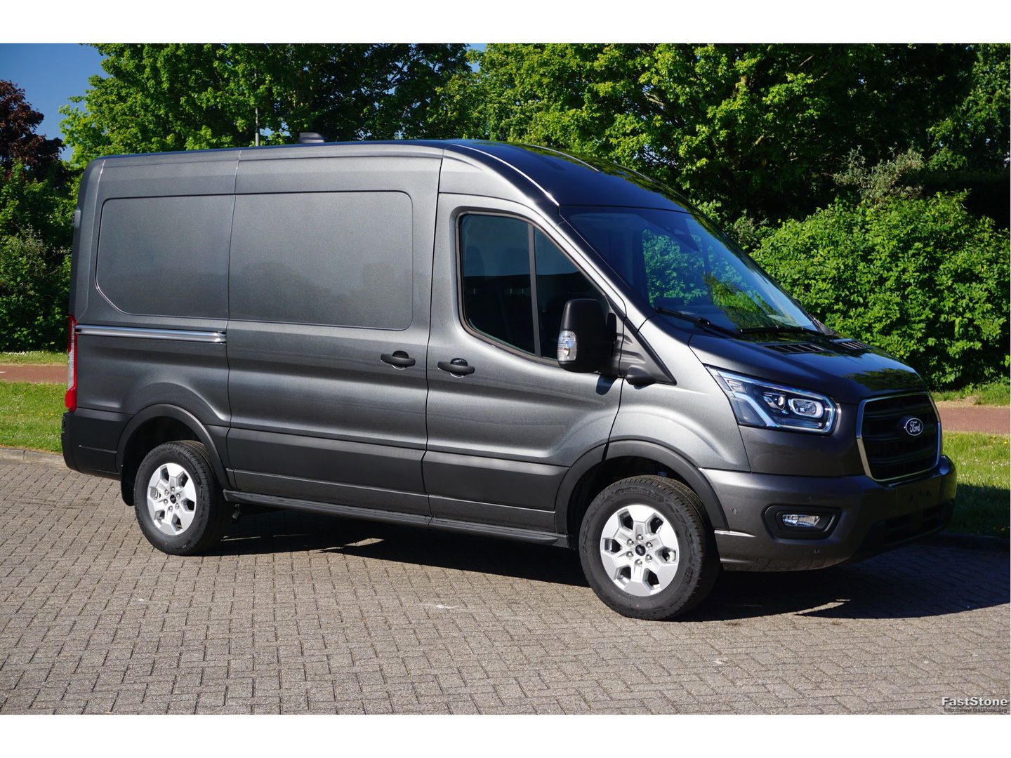 Ford Transit 350M L2H2 Limited AUT-8 165PK BPM VRIJ Navi, Adap. Cruise, 360° Cam, Trekhaak, Xenon!! NR. 271
