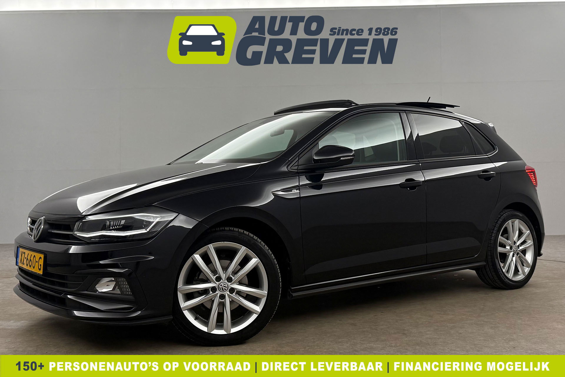 Volkswagen Polo 1.0 TSI R-line Pano LED Virtual Camera Carplay ACC Clima Navi PDC 17''LMV
