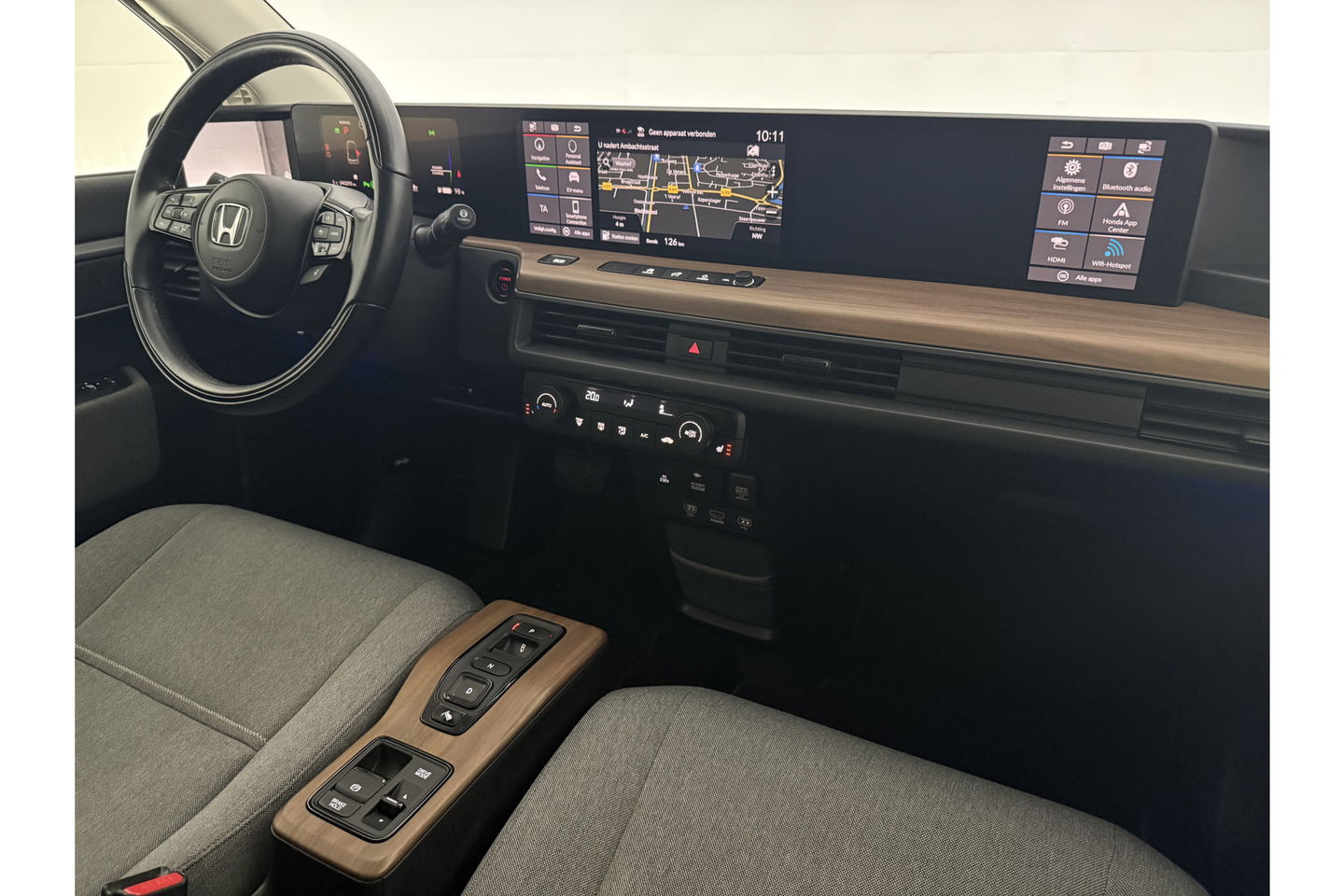Honda Honda-E Advance 154PK Elektrisch LED Widescreen Zijcamera Spiegel Pano-view 360Camera Cruise Carplay Clima 17"LMV Navi PDC