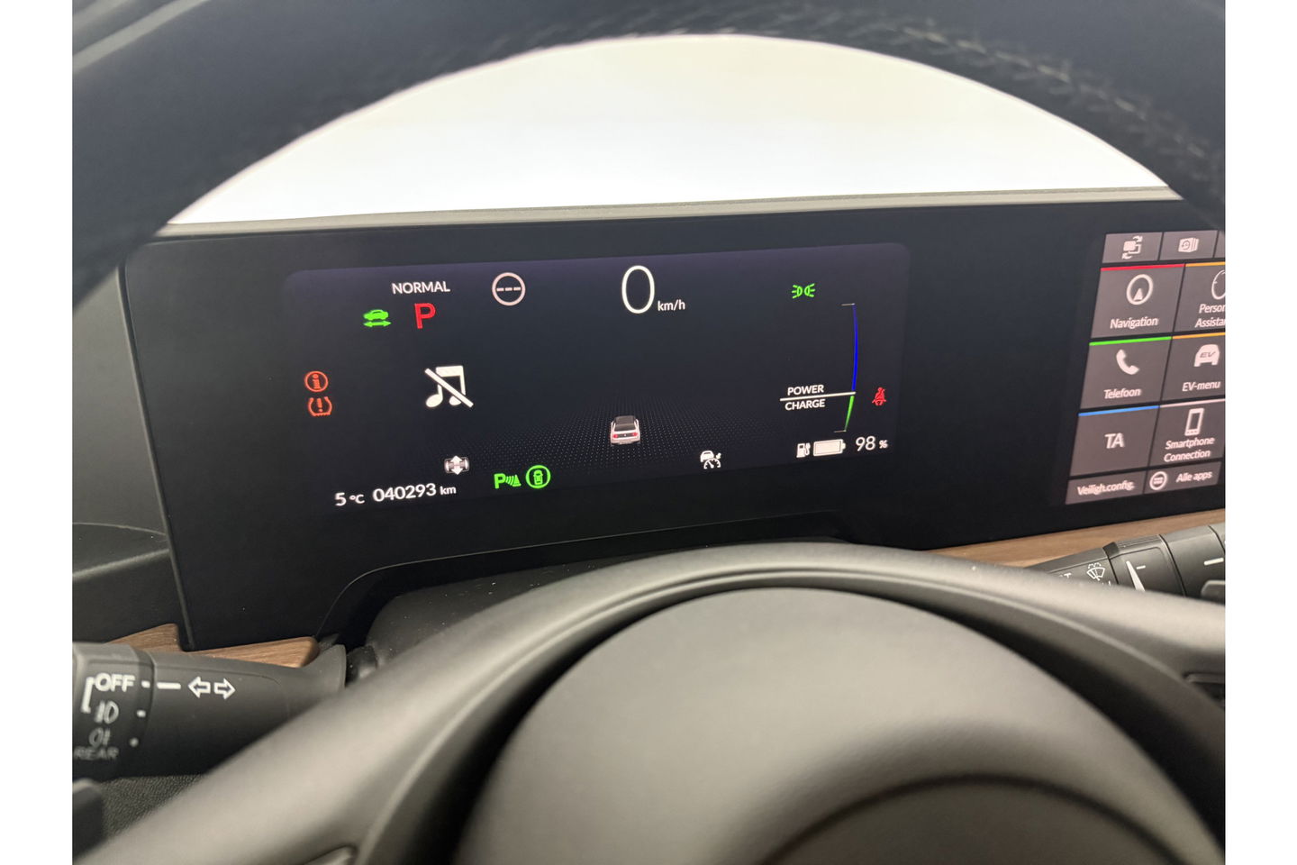 Honda Honda-E Advance 154PK Elektrisch LED Widescreen Zijcamera Spiegel Pano-view 360Camera Cruise Carplay Clima 17"LMV Navi PDC