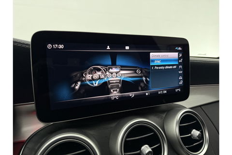 Mercedes-Benz C-Klasse C300e AMG 211PK Pano 360Camera Trekhaak Sfeerverl. Carplay Clima LED Navi Stoelverwarming