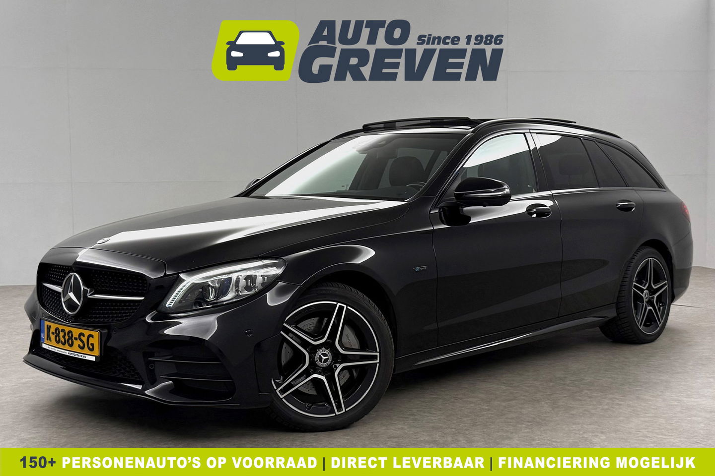 Mercedes-Benz C-Klasse C300e AMG 211PK Pano 360Camera Trekhaak Sfeerverl. Carplay Clima LED Navi Stoelverwarming