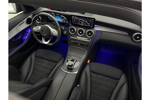 Mercedes-Benz C-Klasse C300e AMG 211PK Pano 360Camera Trekhaak Sfeerverl. Carplay Clima LED Navi Stoelverwarming