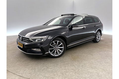Volkswagen Passat 1.5 TSI 150PK R-Line DSG Pano Virtual Trekhaak LED ACC Camera Clima Carplay Leder Navi 18"LMV PDC