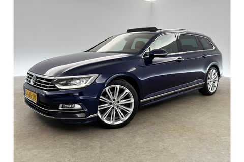 Volkswagen Passat 1.5 TSI 150PK R-line DSG Pano LED ACC Virtual Carplay Trekhaak Camera Navi Clima PDC Leder 19"LMV