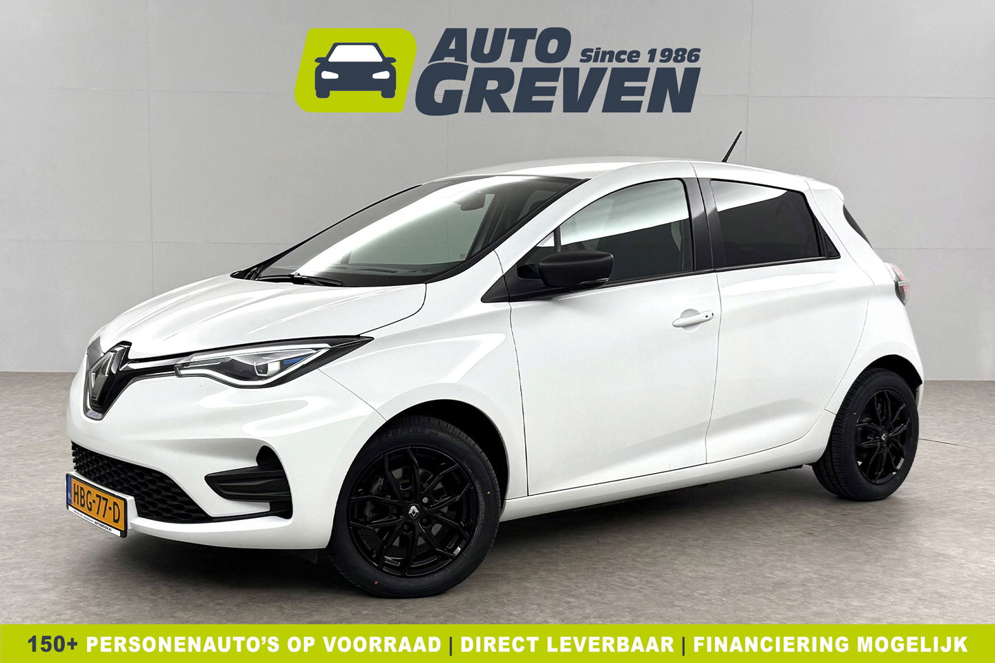 Renault ZOE R110 Life 52 kWh | Huur Accu | 109PK Elektrisch Automaat Virtual Airco Carplay Cruise 16"LMV