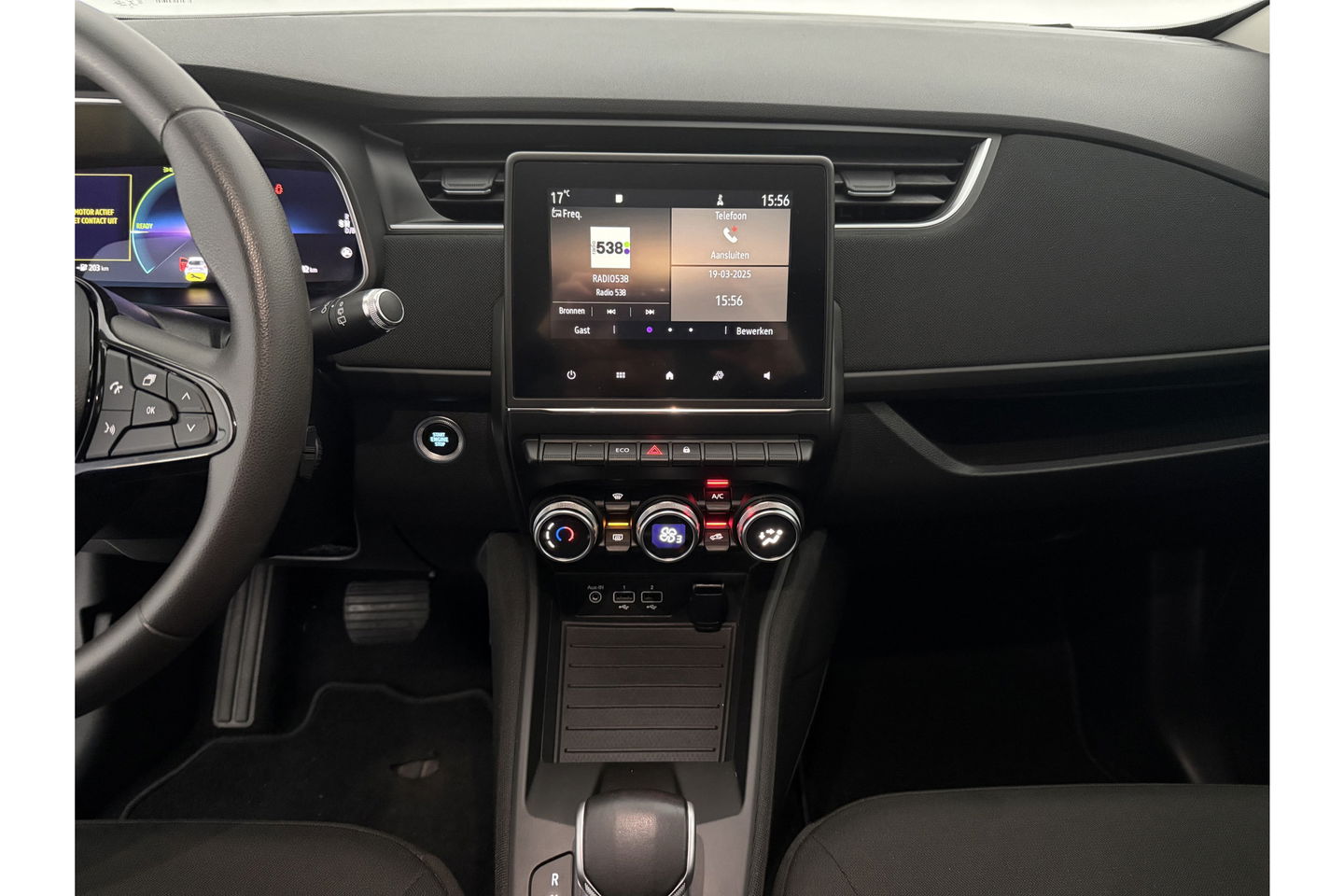 Renault ZOE R110 Life 52 kWh | Huur Accu | 109PK Elektrisch Automaat Virtual Airco Carplay Cruise 16"LMV