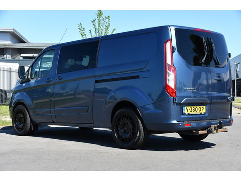 Ford Transit Custom 300 2.0 TDCI L2H1 Limited DC Camera, Cruise, Carplay, 170PK, Trekhaak, Stoelverwarming, Automaat, 2 x Schuifdeur, Uniek!