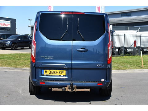 Ford Transit Custom 300 2.0 TDCI L2H1 Limited DC Camera, Cruise, Carplay, 170PK, Trekhaak, Stoelverwarming, Automaat, 2 x Schuifdeur, Uniek!