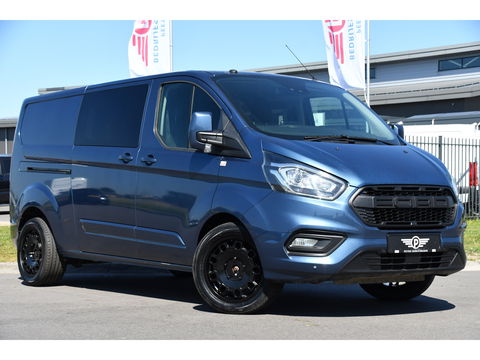 Ford Transit Custom 300 2.0 TDCI L2H1 Limited DC Camera, Cruise, Carplay, 170PK, Trekhaak, Stoelverwarming, Automaat, 2 x Schuifdeur, Uniek!
