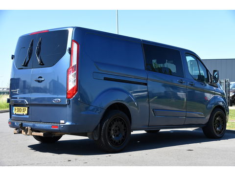Ford Transit Custom 300 2.0 TDCI L2H1 Limited DC Camera, Cruise, Carplay, 170PK, Trekhaak, Stoelverwarming, Automaat, 2 x Schuifdeur, Uniek!