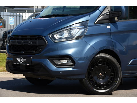 Ford Transit Custom 300 2.0 TDCI L2H1 Limited DC Camera, Cruise, Carplay, 170PK, Trekhaak, Stoelverwarming, Automaat, 2 x Schuifdeur, Uniek!