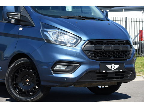 Ford Transit Custom 300 2.0 TDCI L2H1 Limited DC Camera, Cruise, Carplay, 170PK, Trekhaak, Stoelverwarming, Automaat, 2 x Schuifdeur, Uniek!