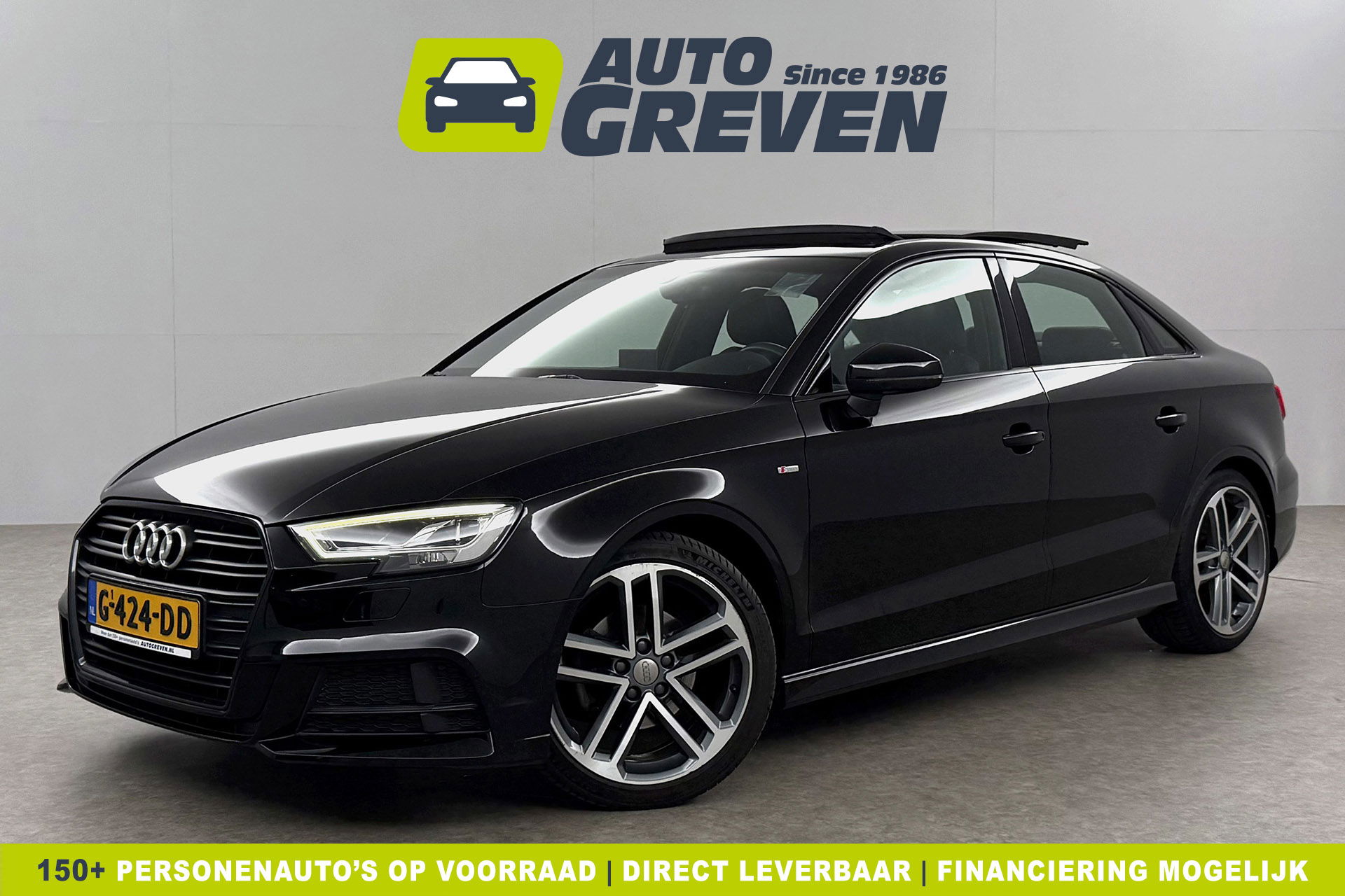 Audi A3 35 TFSI S-Line 150PK Pano LED Carplay Virtual Clima Cruise Navi PDC 18''LMV