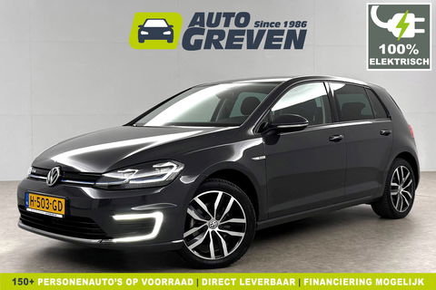 Volkswagen e-Golf E-DITION 136PK ELEKTRISCH | LED Virtual Clima Cruise Navigatie PDC 17''LMV