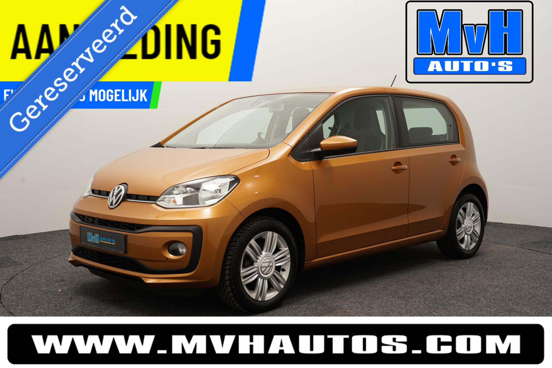 Volkswagen up! 1.0 BMT high up!|CRUISE|LEER|CLIMA|ORG.NL|LED