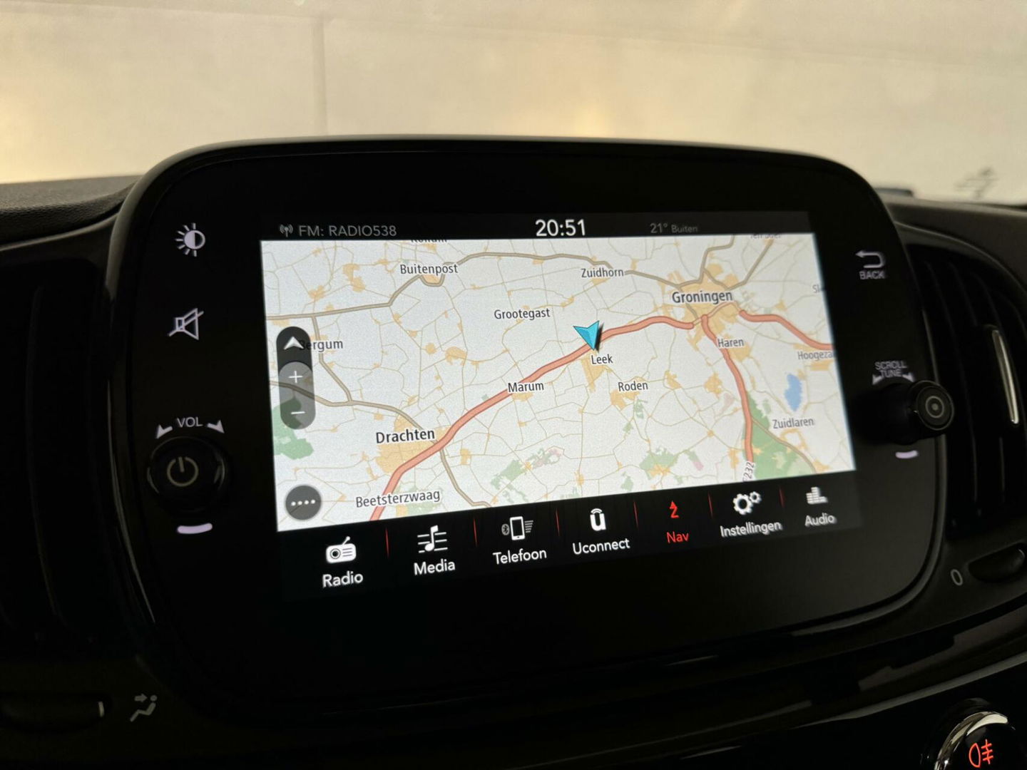 Fiat 500 0.9 TwinAir Turbo Lounge Pano Carplay Cruise NAP