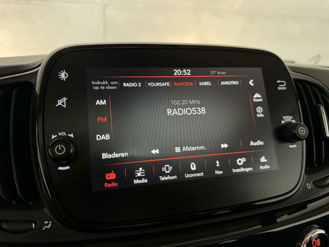 Fiat 500 0.9 TwinAir Turbo Lounge Pano Carplay Cruise NAP