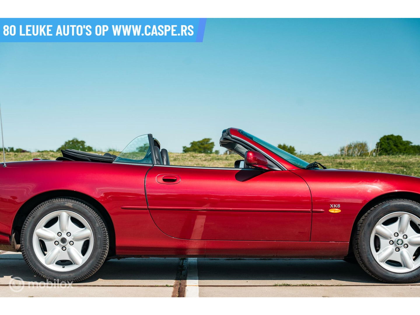 Jaguar XK8 4.0 V8 Convertible | Origineel NL | Metallic rood