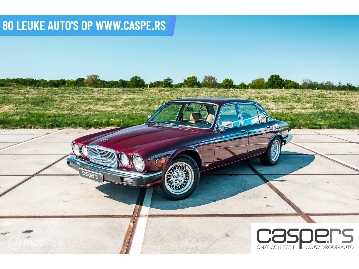 Jaguar XJ 4.2 | Automaat | Oldtimer 1987 | Metallic rood