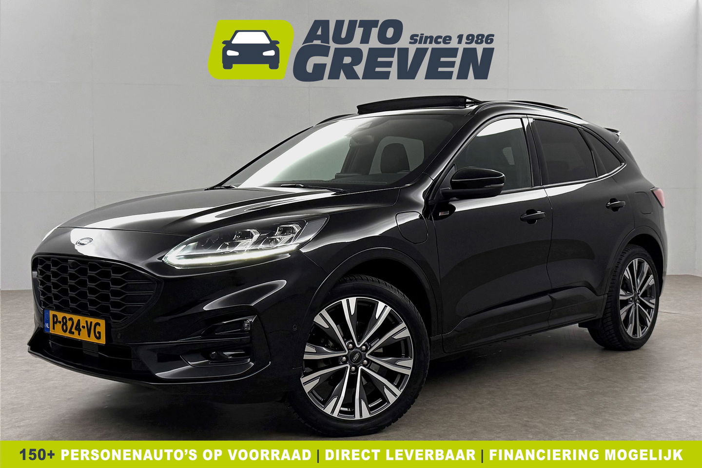 Ford Kuga 2.5 PHEV 209PK ST-Line Pano b/o Camera LED Virtual Trekhaak Carplay Clima Cruise Navi 18"LMV PDC