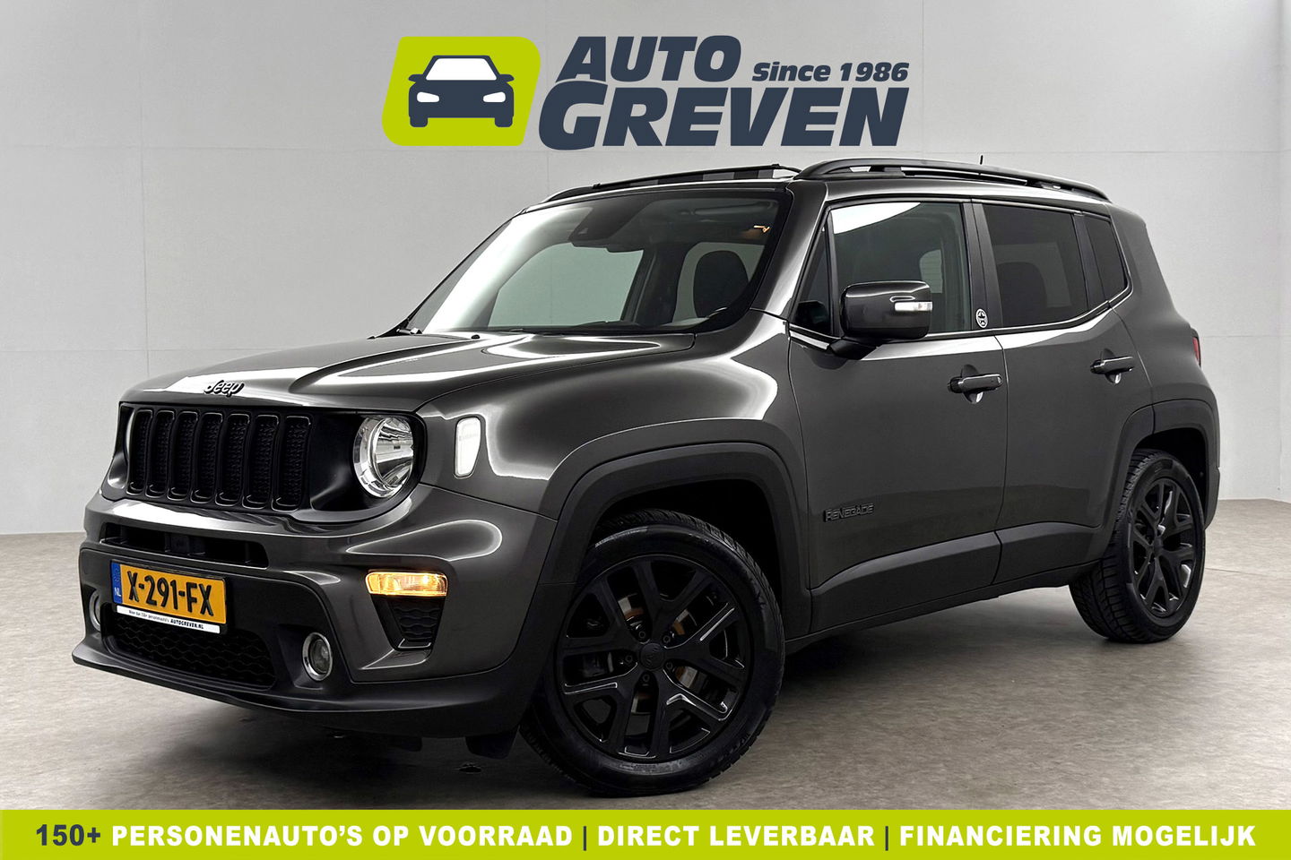 Jeep Renegade 1.3T DDCT Limited 150PK Automaat Pano Clima Cruise 18"LMV Elektrpakket