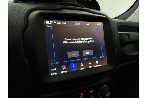 Jeep Renegade 1.3T DDCT Limited 150PK Automaat Pano Clima Cruise 18"LMV Elektrpakket