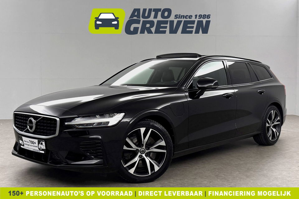 Volvo V60 2.0 T6 Recharge AWD R-Design 350PK Pano Trekhaak Camera Carplay LED Memory Navi Virtual Clima Cruise 18"LMV Leder PDC