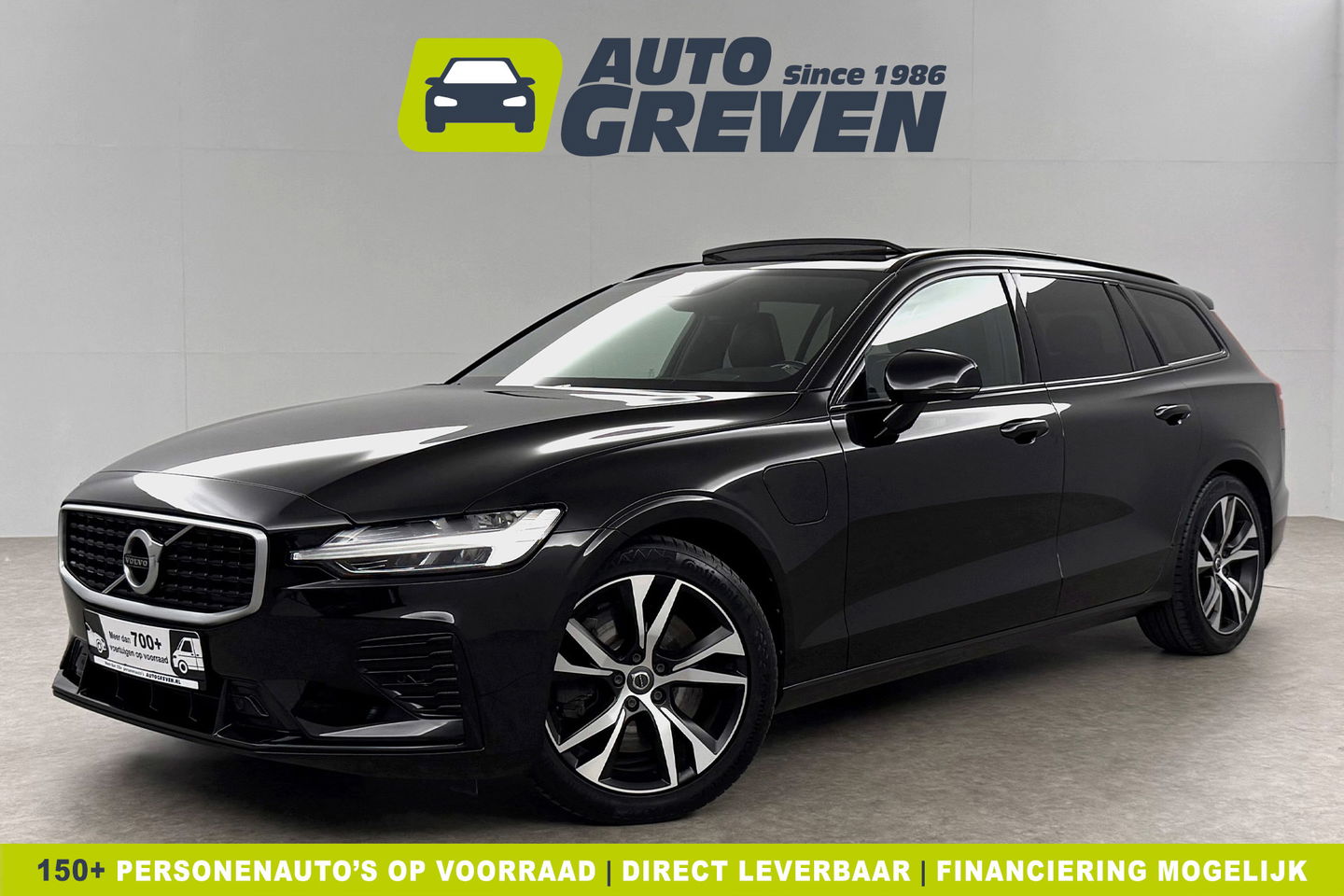 Volvo V60 2.0 T6 Recharge AWD R-Design 350PK Pano Trekhaak Camera Carplay LED Memory Navi Virtual Clima Cruise 18"LMV Leder PDC