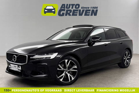 Volvo V60 2.0 T6 Recharge AWD R-Design 350PK Pano Trekhaak Camera Carplay LED Memory Navi Virtual Clima Cruise 18"LMV Leder PDC