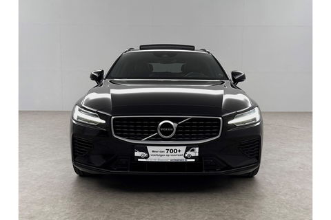 Volvo V60 2.0 T6 Recharge AWD R-Design 350PK Pano Trekhaak Camera Carplay LED Memory Navi Virtual Clima Cruise 18"LMV Leder PDC