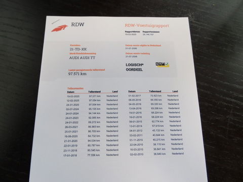 Audi TT 3.2 V6 Quattro Pro Line "Origineel NL!" Automaat! Bose Xenon Leer Bluetooth Stoelverwarming, in uniek mooie staat!