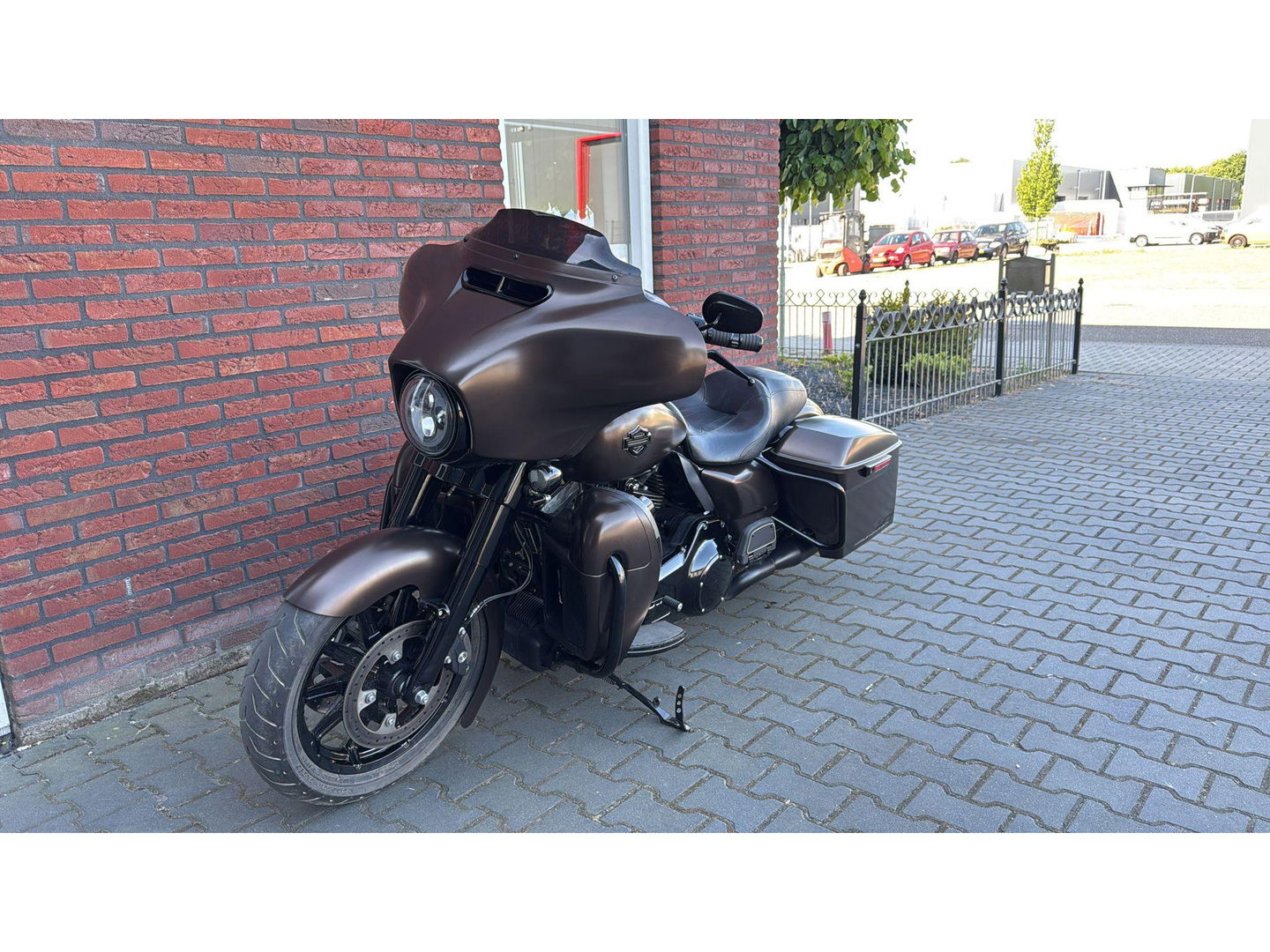 Harley Davidson 103 FLHX Streetglide Street Glide CVO mat bruin blackout