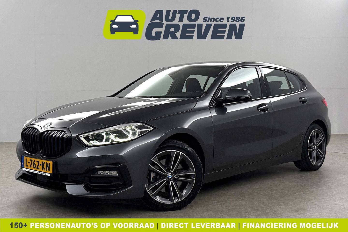 BMW 1-serie 118i M Sport LED Camera Carplay Sfeerverl. Trekhaak Virtual Navi Clima Cruise 17"LMV PDC