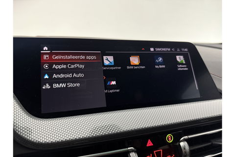 BMW 1-serie 118i M Sport LED Camera Carplay Sfeerverl. Trekhaak Virtual Navi Clima Cruise 17"LMV PDC