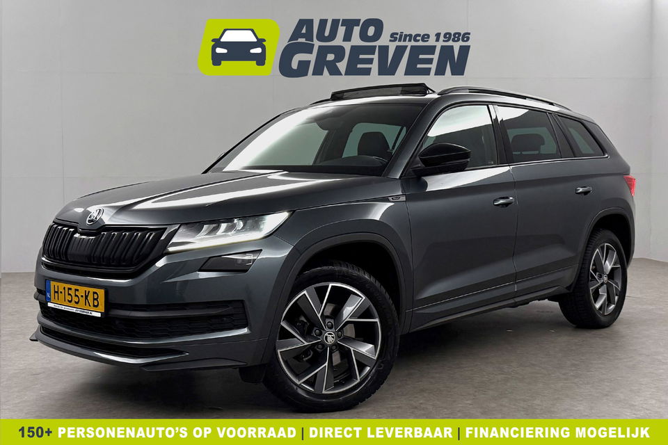 Škoda Kodiaq 1.5 TSI 150PK Sportline DSG Pano Sfeer Memory LED Virtual Camera Carplay Clima Cruise Navi PDC 19"LMV