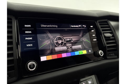 Škoda Kodiaq 1.5 TSI 150PK Sportline DSG Pano Sfeer Memory LED Virtual Camera Carplay Clima Cruise Navi PDC 19"LMV