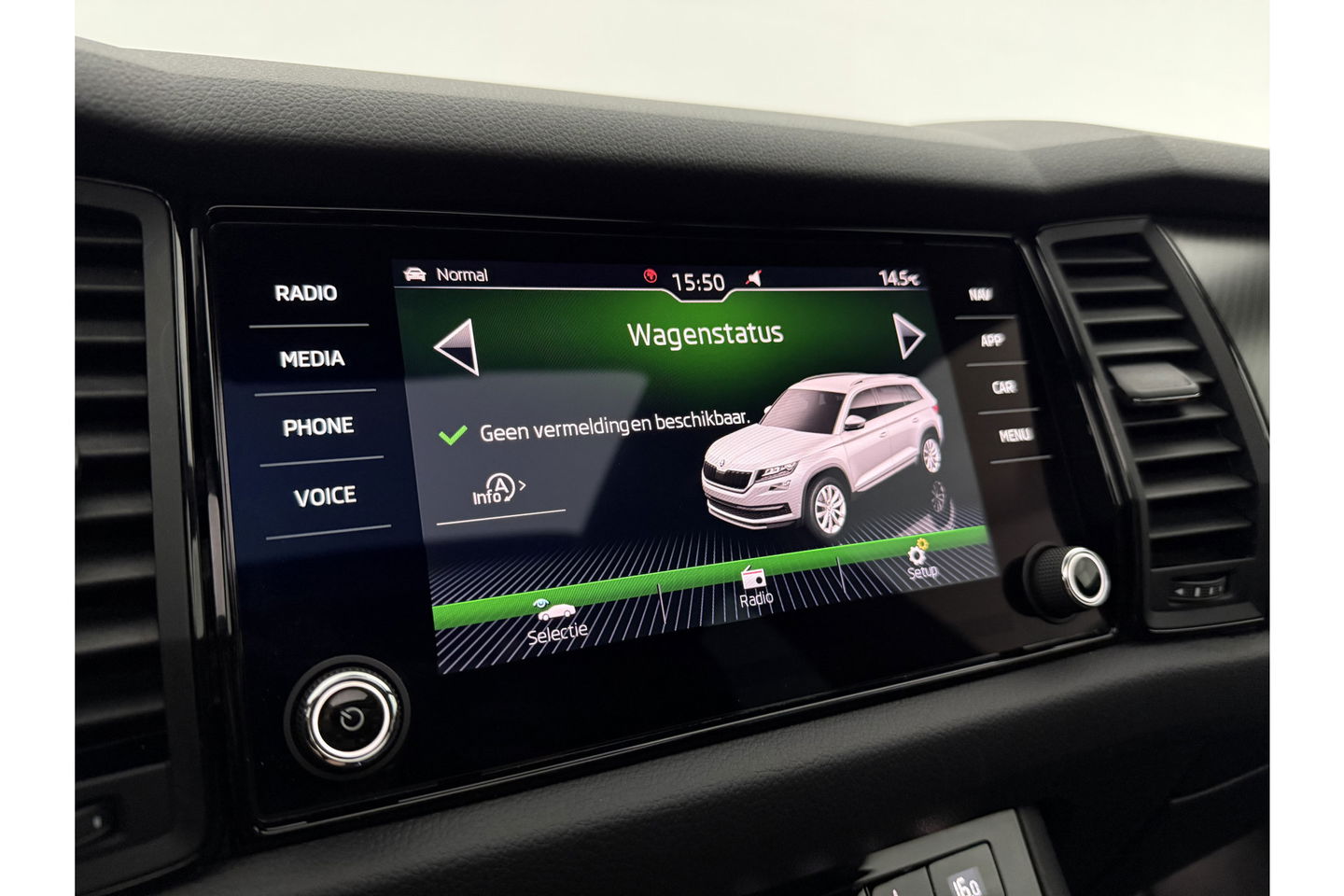 Škoda Kodiaq 1.5 TSI 150PK Sportline DSG Pano Sfeer Memory LED Virtual Camera Carplay Clima Cruise Navi PDC 19"LMV