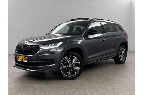 Škoda Kodiaq 1.5 TSI 150PK Sportline DSG Pano Sfeer Memory LED Virtual Camera Carplay Clima Cruise Navi PDC 19"LMV