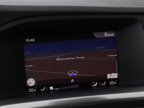 Volvo V60 2.0 T4 Sport | Stoelverwarming | Trekhaak | Xenon | Navigatie | Leder/Alcantara | PDC | Climate control | Cruise control | Bluetooth