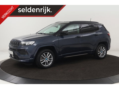 Jeep Compass 4xe 240 Plug-in Hybrid Electric S | Leder | Stoel & stuurverwarming | Adaptive cruise | Carplay | Camera | Navigatie | Keyless