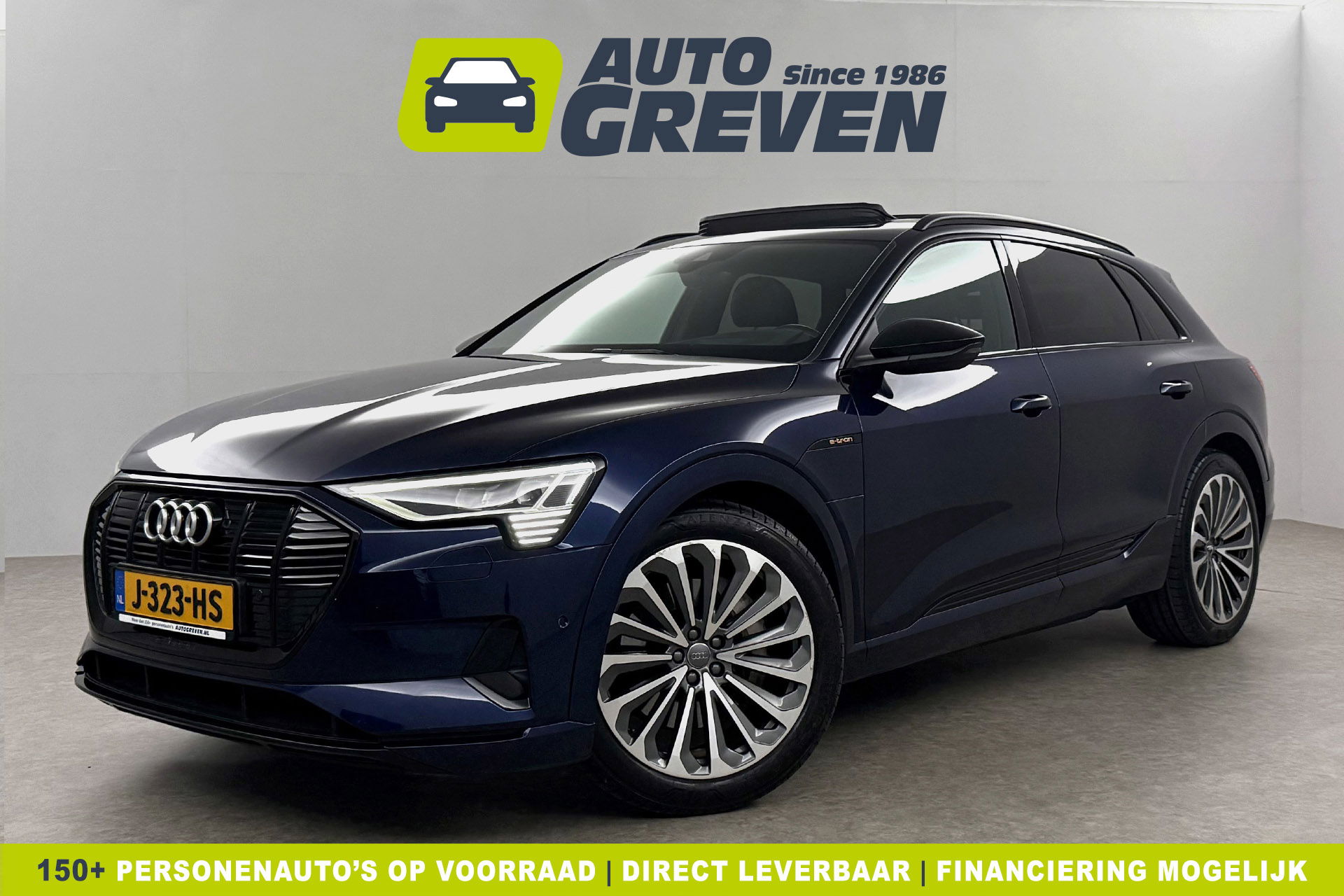 Audi e-tron 50 quattro Launch edition 71 kWh 313PK Pano LED Sfeer Virtual Trekhaak Carplay Head-up Camera Clima Cruise PDC Memory-Seat 21''LMV