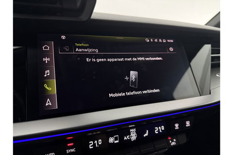 Audi A3 35 TFSI S Line 150PK LED Sfeer Carplay Virtual Clima Cruise Navi PDC 18''LMV