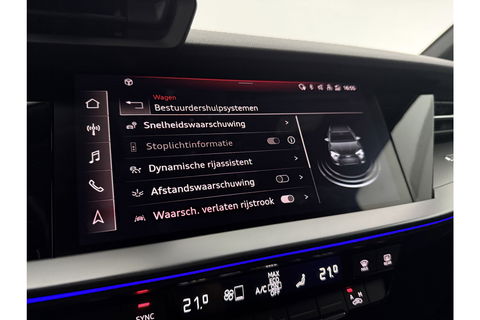 Audi A3 35 TFSI S Line 150PK LED Sfeer Carplay Virtual Clima Cruise Navi PDC 18''LMV