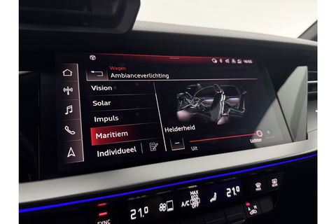 Audi A3 35 TFSI S Line 150PK LED Sfeer Carplay Virtual Clima Cruise Navi PDC 18''LMV