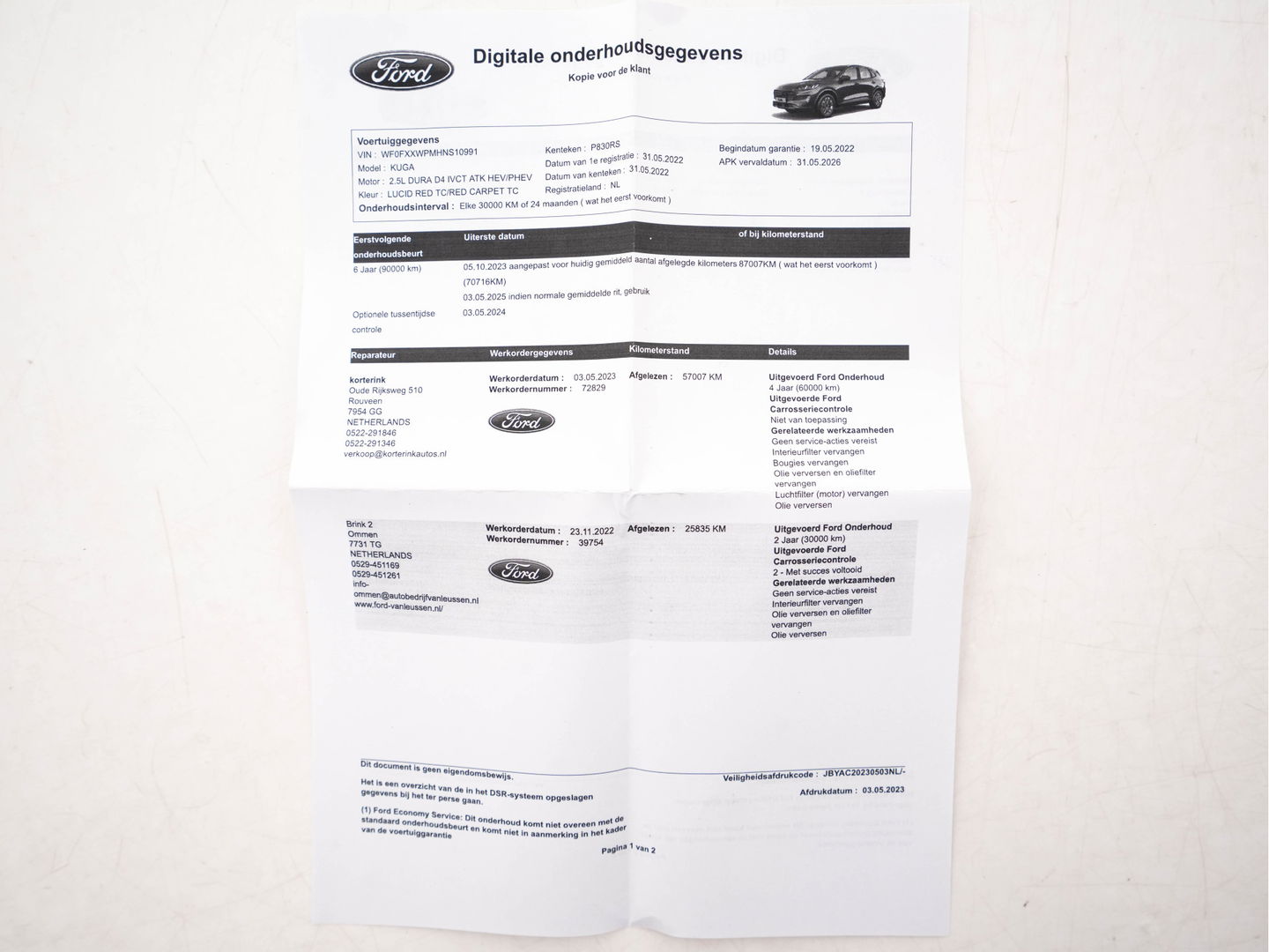 Ford Kuga 2.5 PHEV Titanium (INCL-BTW) *DIGI-COCKPIT | ADAPTIVE-CRUISE | BLINDSPOT | PARK-PILOT | CAMERA | NAVI-FULLMAP | HEATED-SEATS | COMFORT-SEATS | ECC | CARPLAY | PDC | DAB | LANE-ASSIST | 17''ALU*