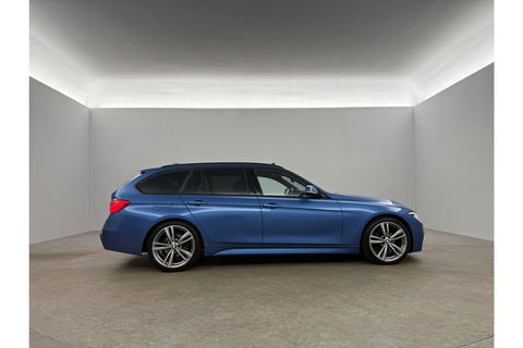 BMW 3-serie 320d High Executive M-Sport 191PK Pano Leder LED 19"LMV Clima Cruise Navi PDC Stoelverw.